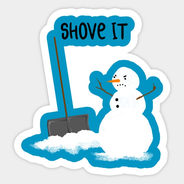 Shove It Sticker by IlanB